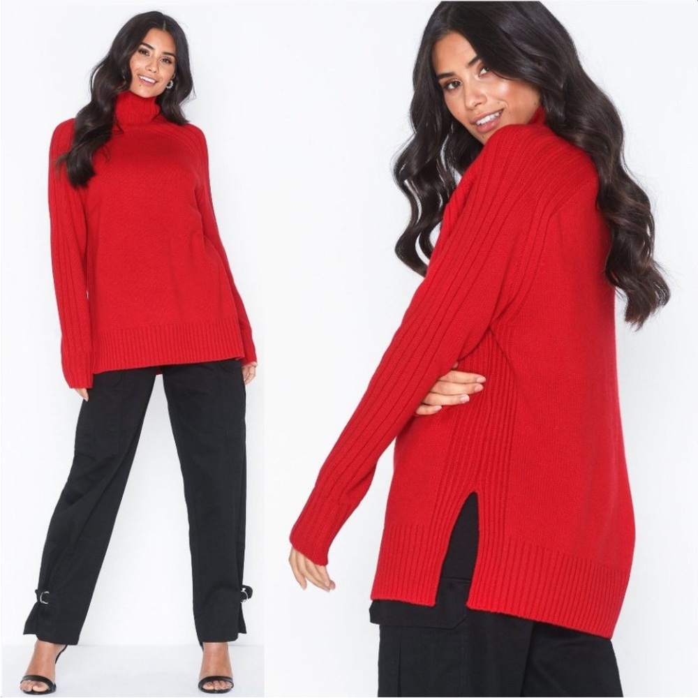 Polo Ralph Lauren Ribbed Wool Cashmere Turtleneck Sweater